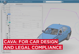 CAVA car design for legal compliance